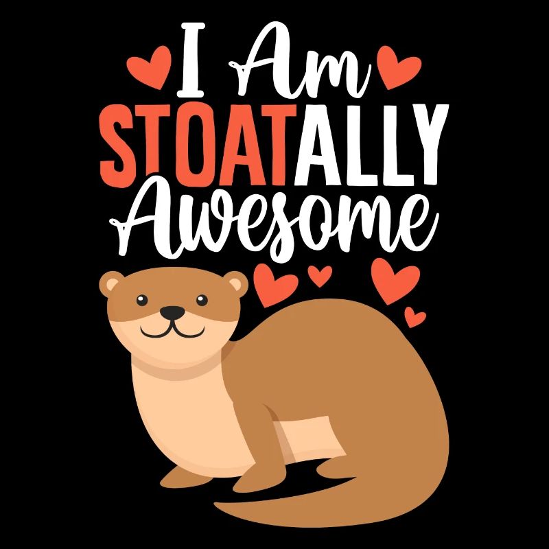 Drôle de belette à queue courte hermine hermine animal