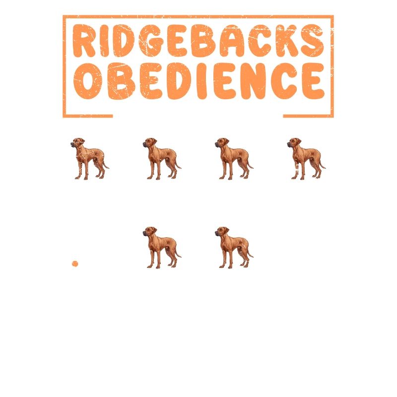 RIDGEBACK'S OBEDIENCE TRAINING Fun