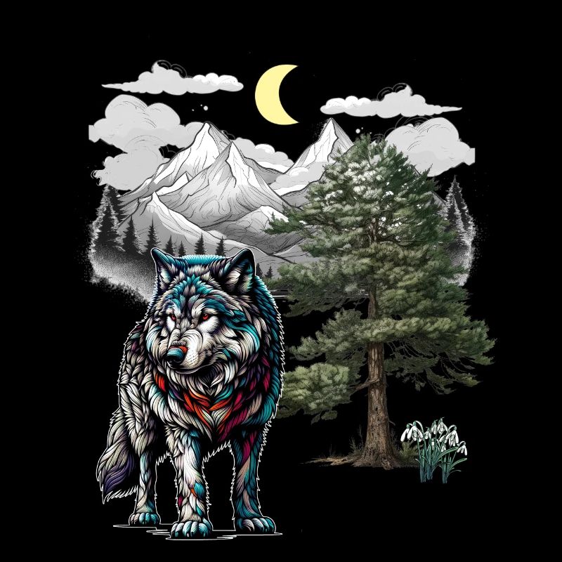Wolf Wolves Nature Mountains