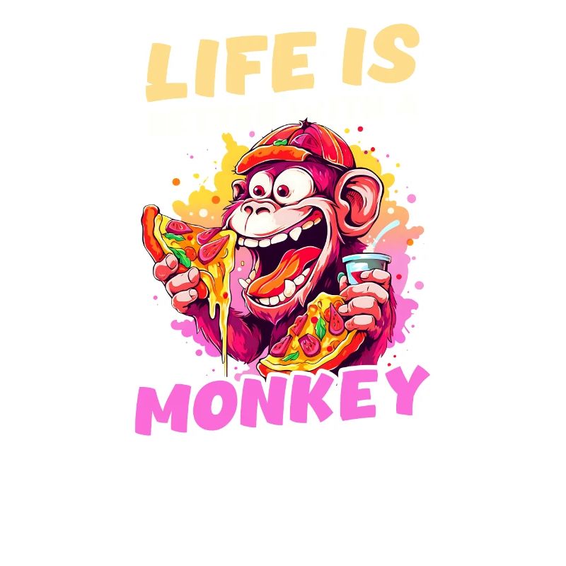 Monkey Lover Life Better With Monkey