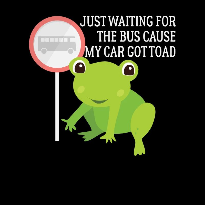J’attends juste le bus parce que ma voiture s’amuse à crapauder