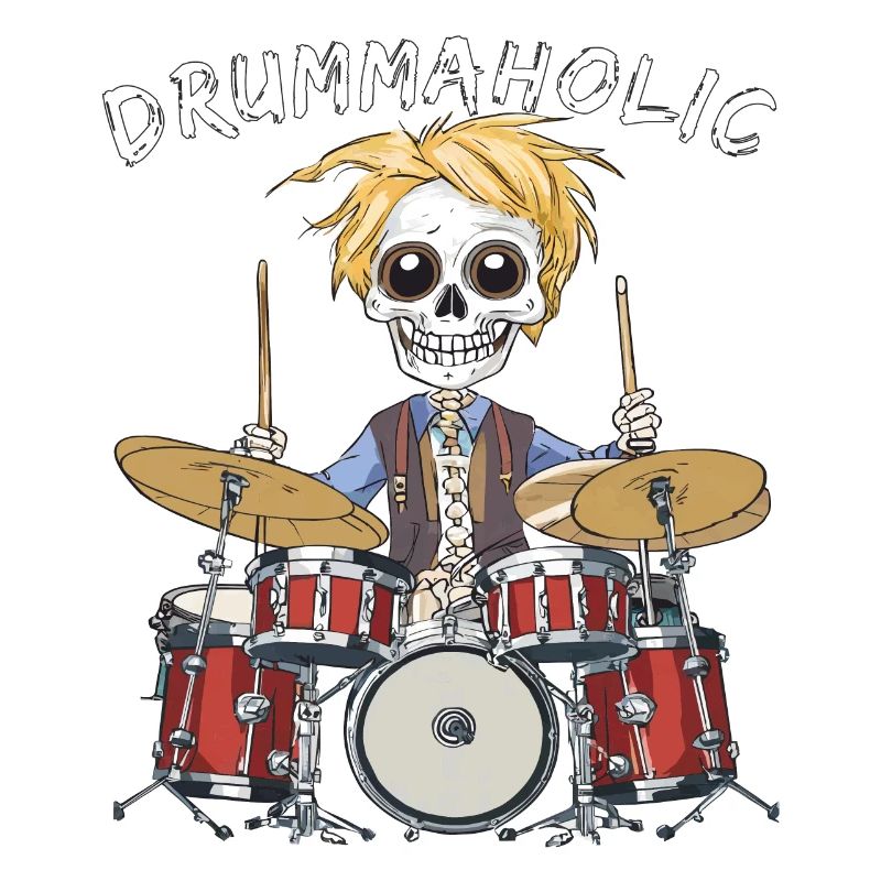 SKELETON DRUMS DRUMMAHOLIC