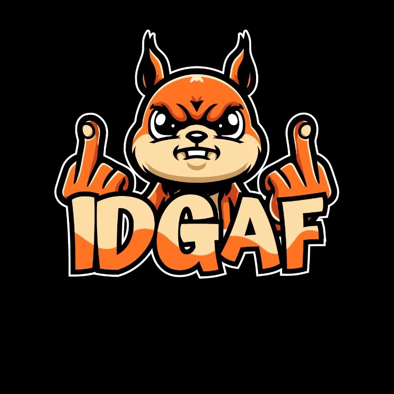 Squirrel Idgaf