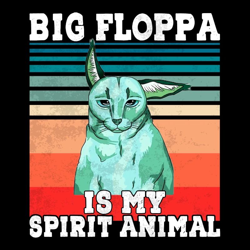 Large Floppa Ghost Animal