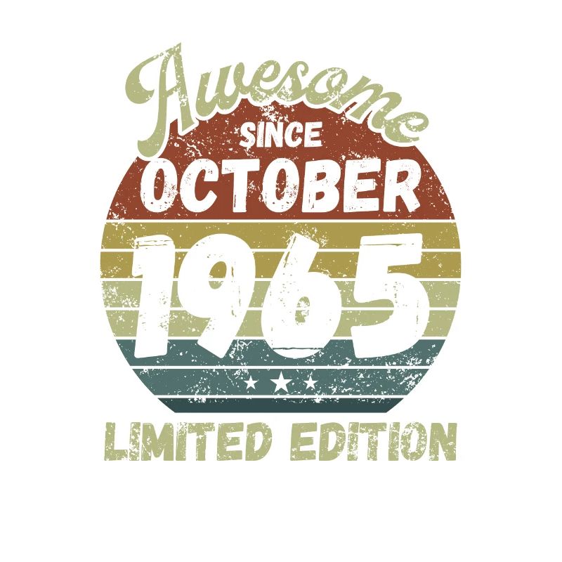Awesome since October 1965 - Geburtstag
