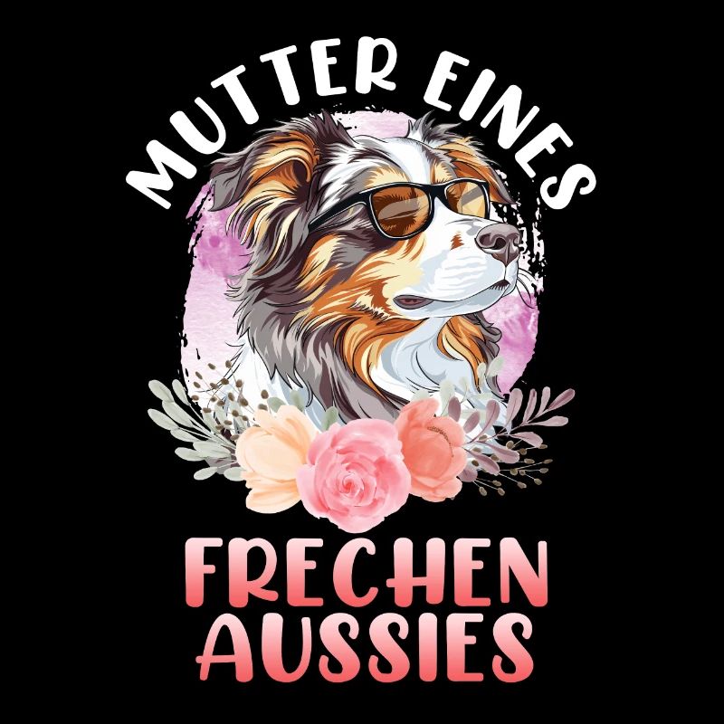 MÈRE D’UN BERGER AUSTRALIEN AUSTRALIEN EFFRONTÉ