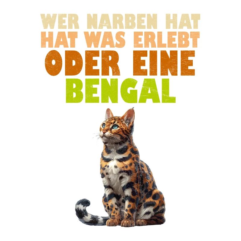 Bengalkatze WER NARBEN HAT HAT WAS ERLEBT ODER