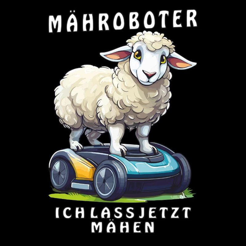 SHEEP ROBOTIC LAWNMOWER I'M HAVING IT MOWED NOW
