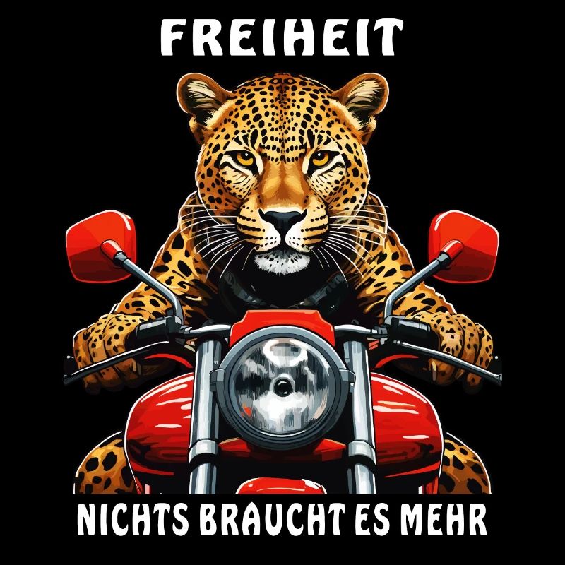 LEOPARD MOTORCYCLE NOTHING IS NEEDED MORE