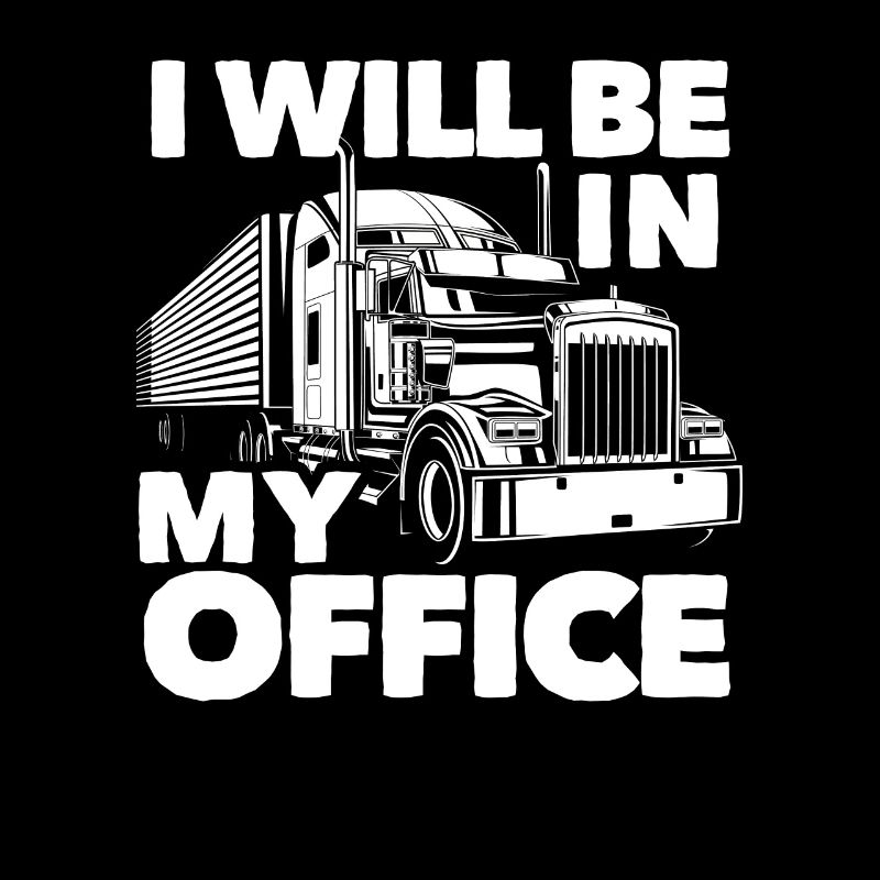 Bureau du chauffeur de camion disant