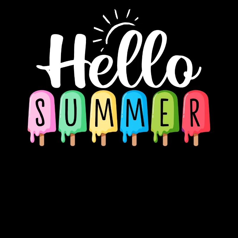 Hello Summer Popsicle Snacks d’été drôles Frozen