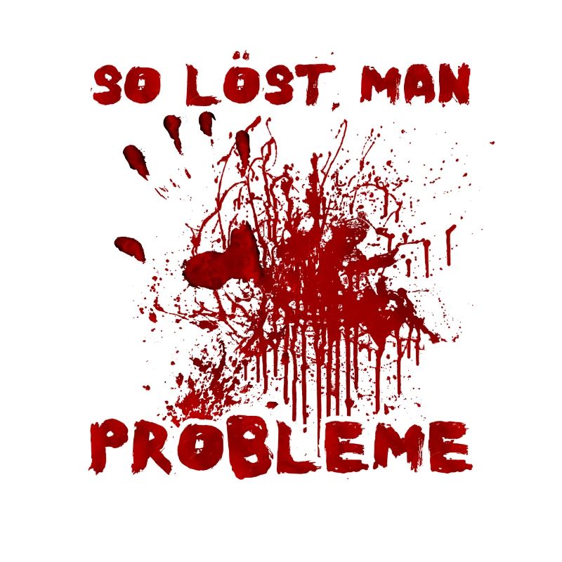 How to solve problems - Funny Halloween saying