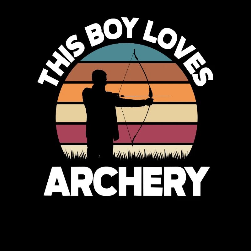 Bogen Junge Kind Bogenschießen