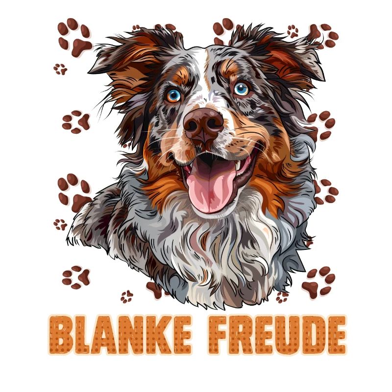 Australian Shepherd BLANK JOY Aussie