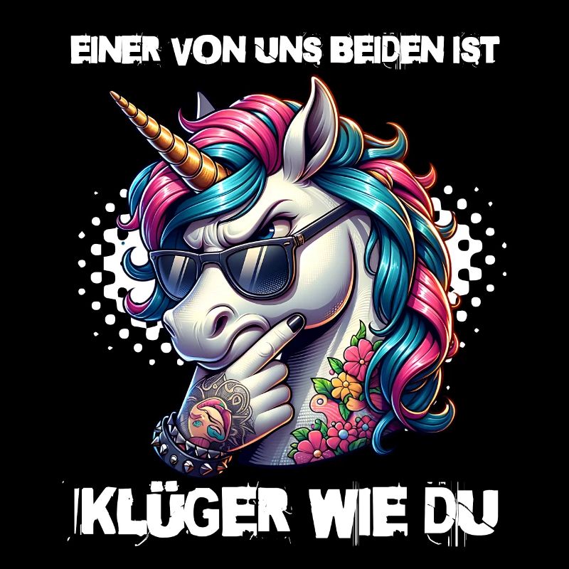 Lustiger Einer von uns beiden ist klüger als du