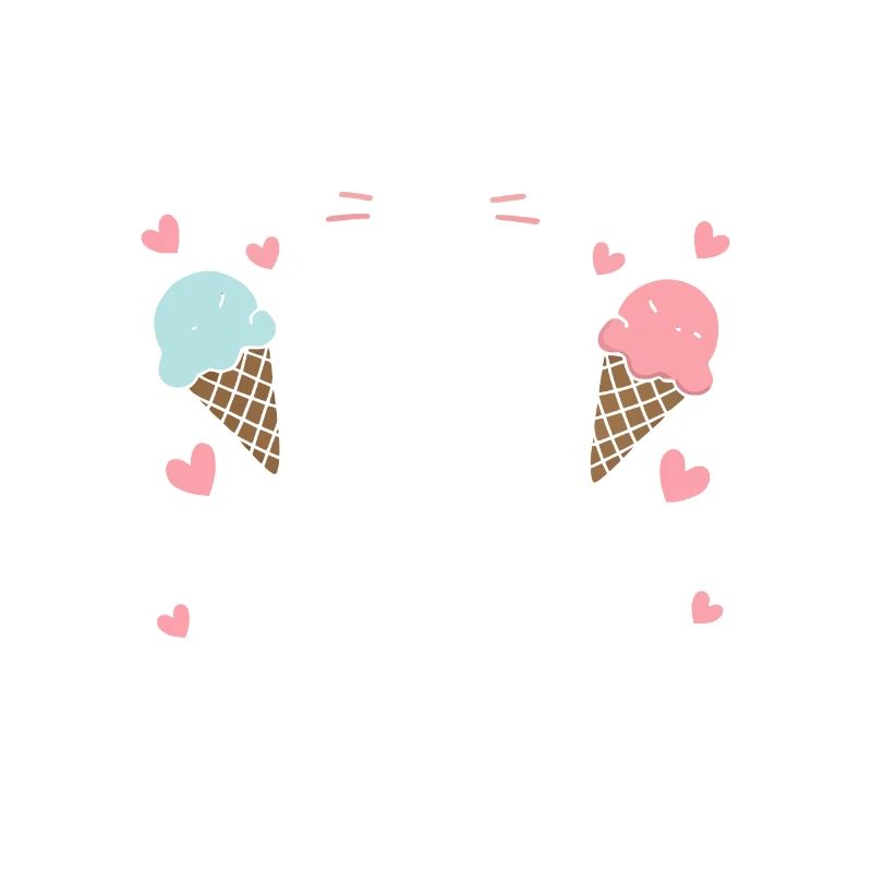 Einfach ein Mädchen, das Eis liebt Lustiges Eis