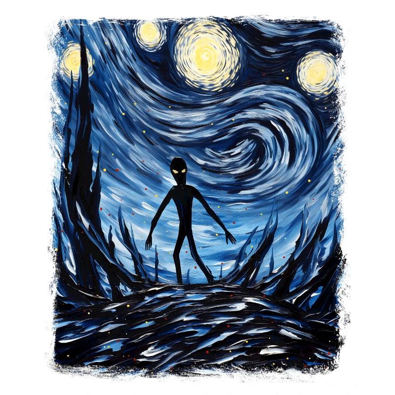 Dover Demon Cryptid Cryptozoology Starry Night M
