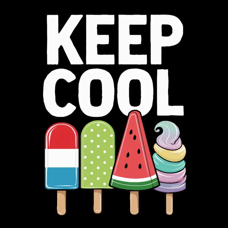 Keep Cool Popsicle Dessert d’été Funny Ice Cream