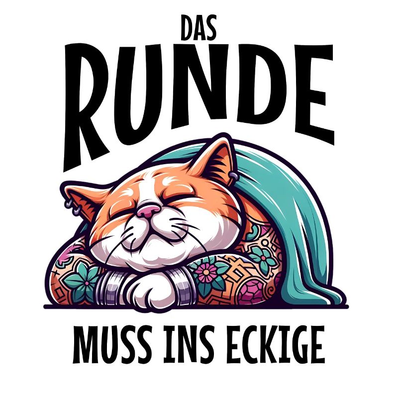 Bin Müde somit muss das runde ins Eckige Schlafen