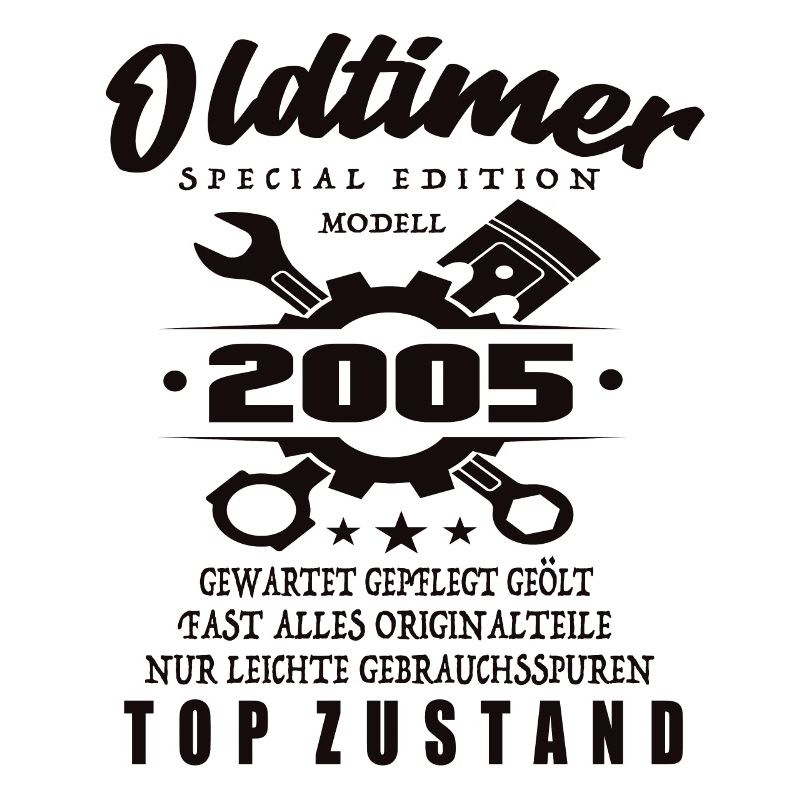 Oldtimer Special Edition Model 2005 Birthday