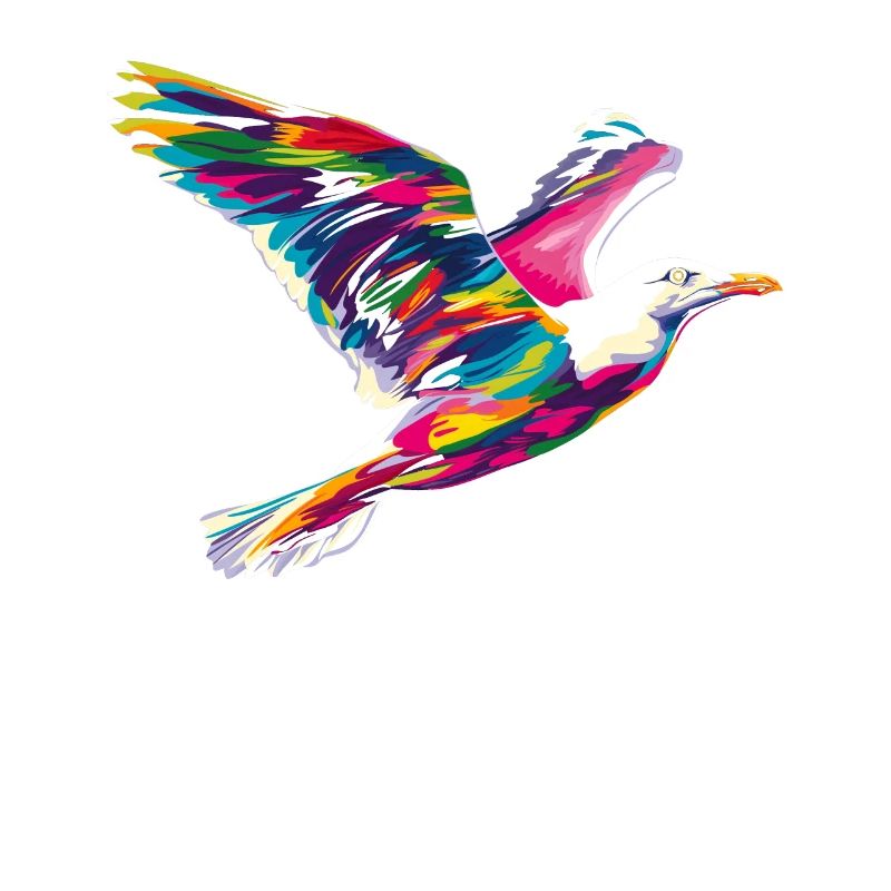 Seemöwe Möwe Seevogel Popart
