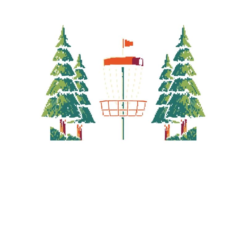 Frisbee Golf Disc Golf 8 Bit