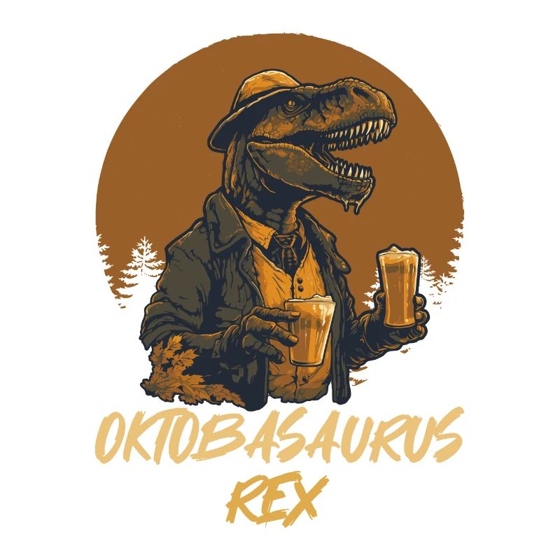 Oktbasaurusrex Bier Dinosaurier Biertrinker