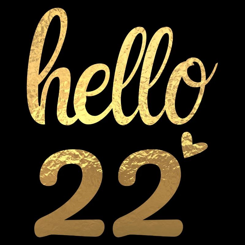 Hello 22 doré