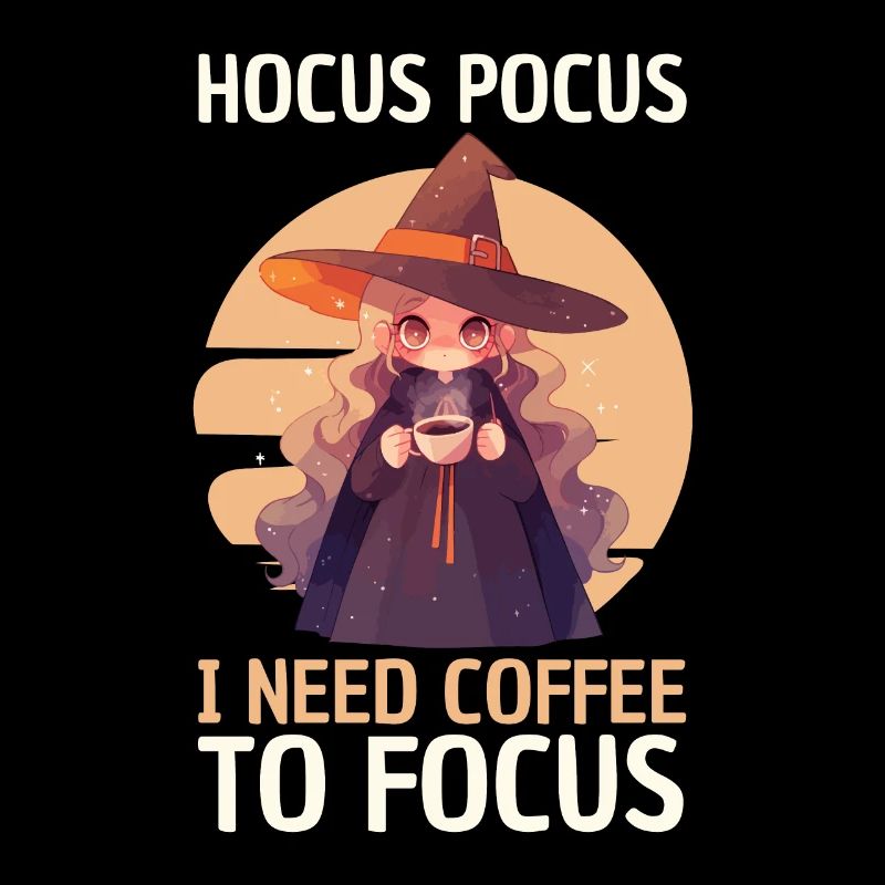 Hocus Pocus Café Sorcière Mignon Drôle