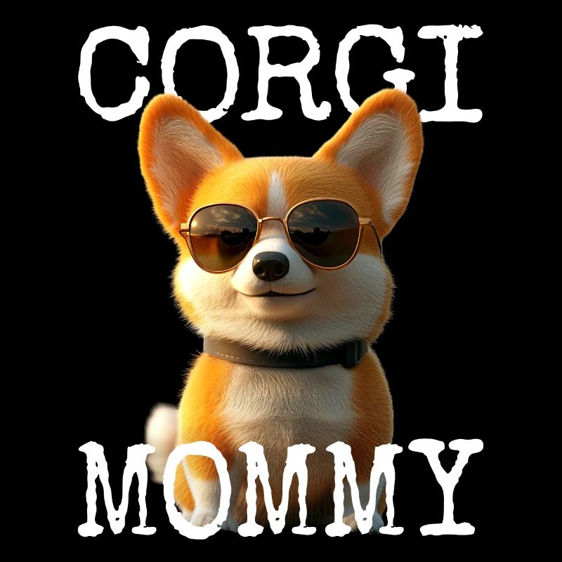 Corgi Mommy Hund Mama Corgis Muttertag Welsh Corgi