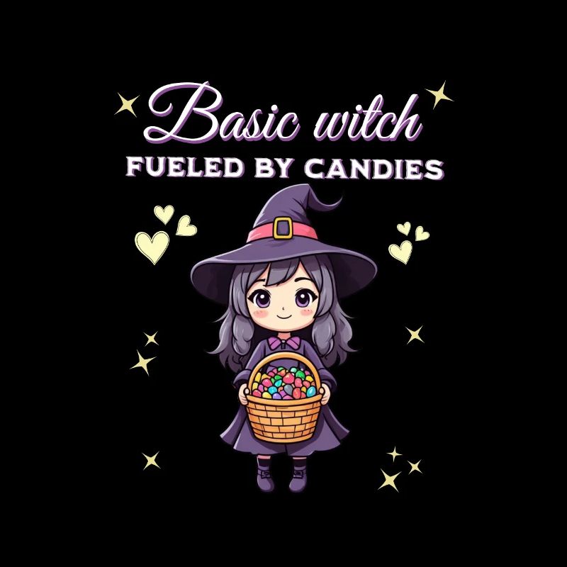 Sorcière de base alimentée par des bonbons