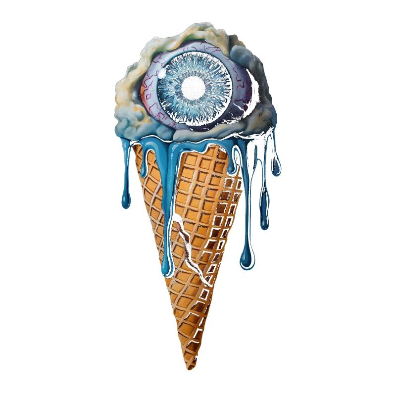 Weirdcore Ästhetischer Menschlicher Augapfel Eiscr