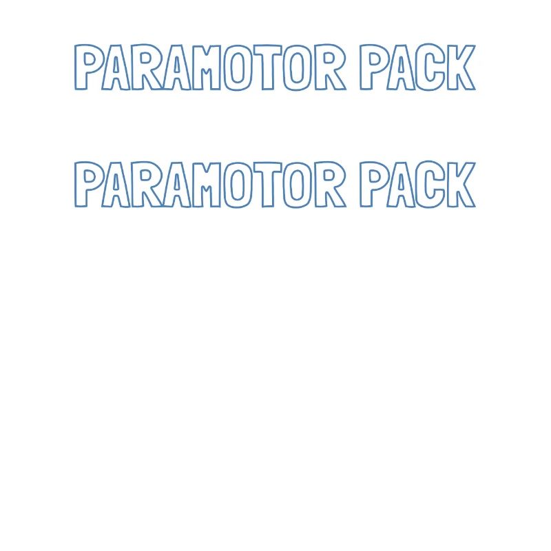 Paramotor paragliding