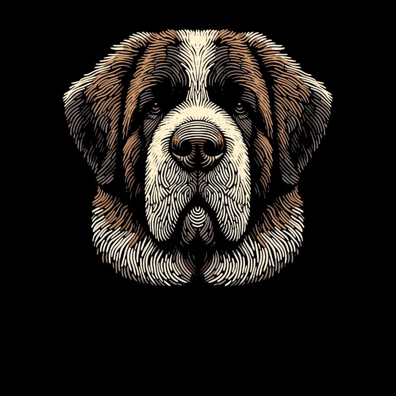 Empreinte digitale du Saint-Bernard