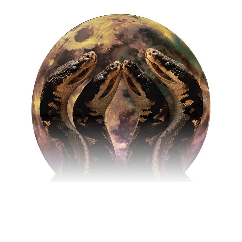 Kugelpython Schlange Heulender Mond