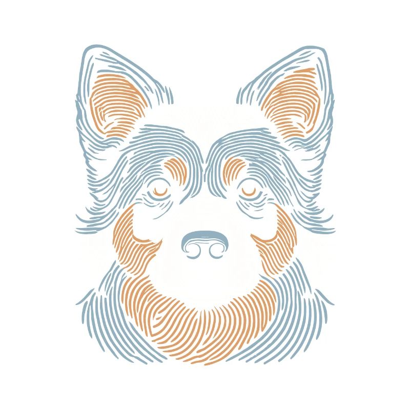 Empreinte digitale de chien de bovin australien