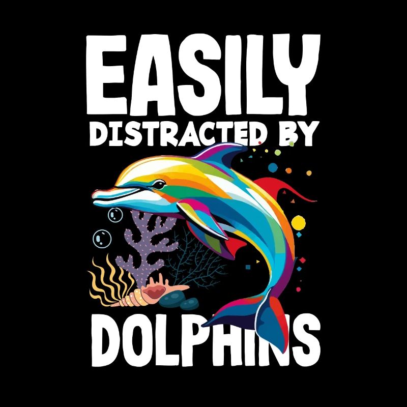 Facilement distrait par les dauphins