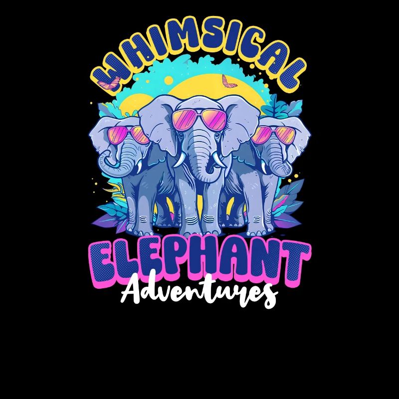 Elephant Whimsical Elephant Adventures