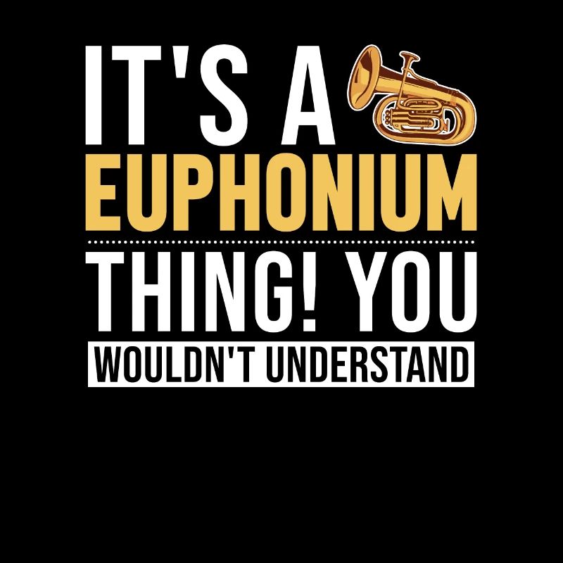 Es ist ein Euphonium Thing Instrument Euphonist