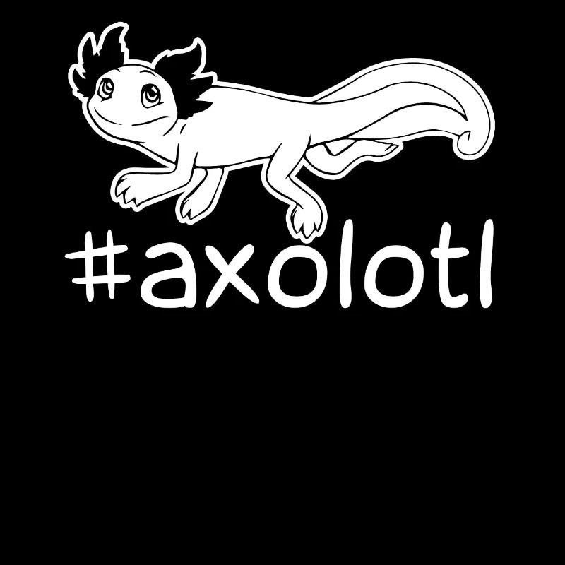 Funny Axolotl Hashtag