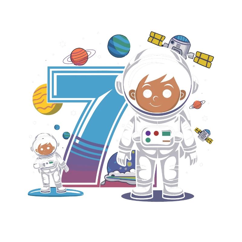 7e anniversaire Astronaute Aventure spatiale pour les garçons
