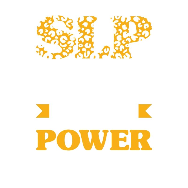 SLP Words Have Power Stylish Statement