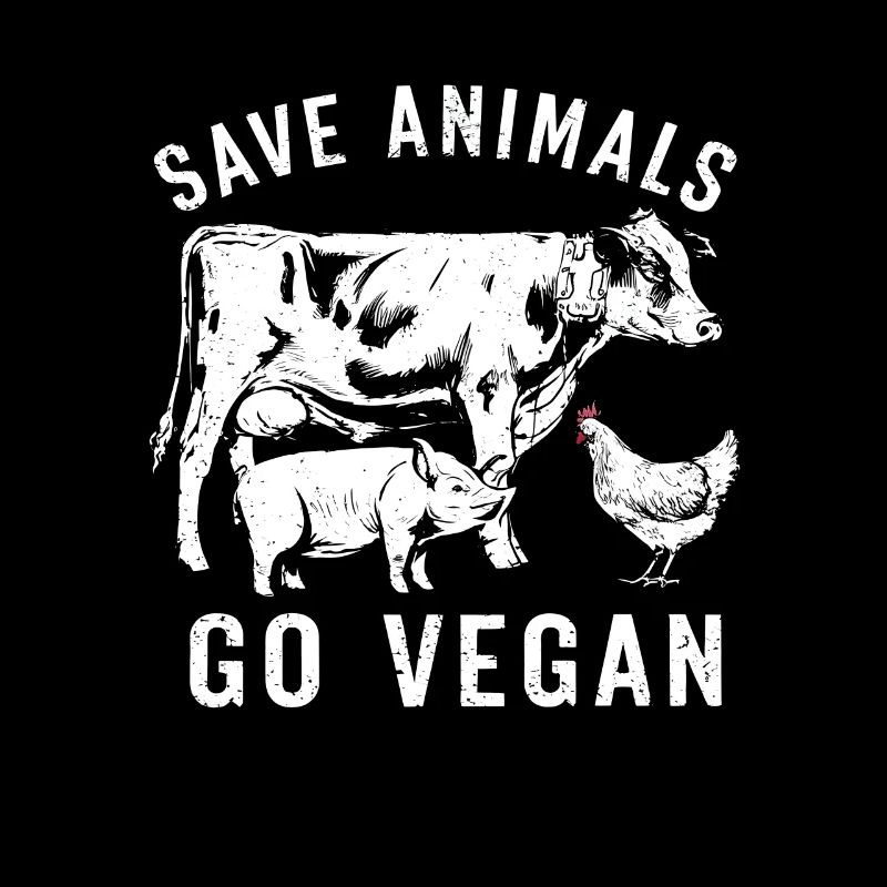 Save animals go vegan with animals