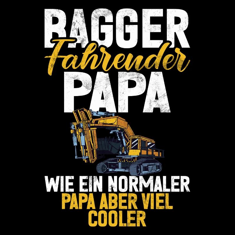 Excavator Driver Funny Construction Worker Profession Excavator