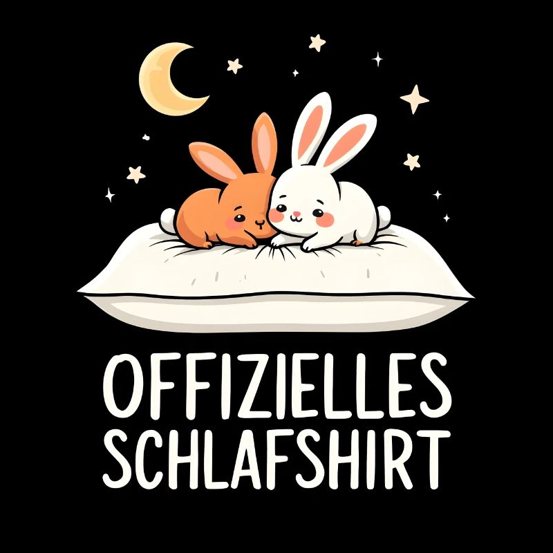 Official Sleeping Shirt Rabbit Pair