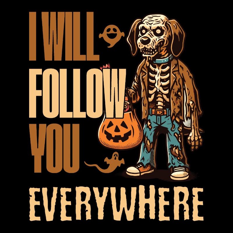 Compagnon de chien effrayant d’Halloween