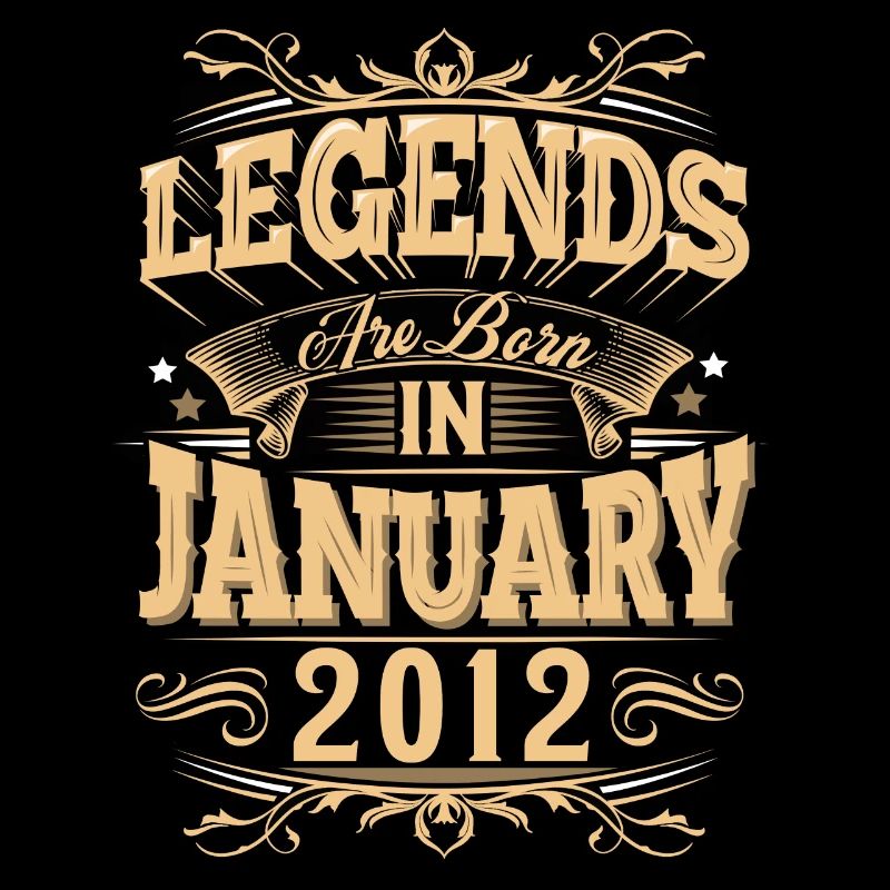 Légende de l’anniversaire de janvier 2012