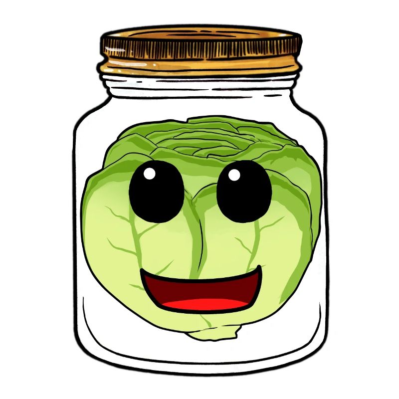 Cabbage Cabbage Mason Jar Cook Chefs Kitchen