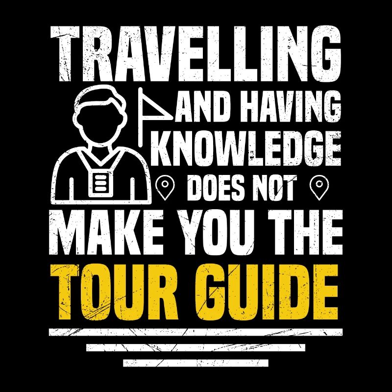 Traveling and having knowledge doesn't make you that