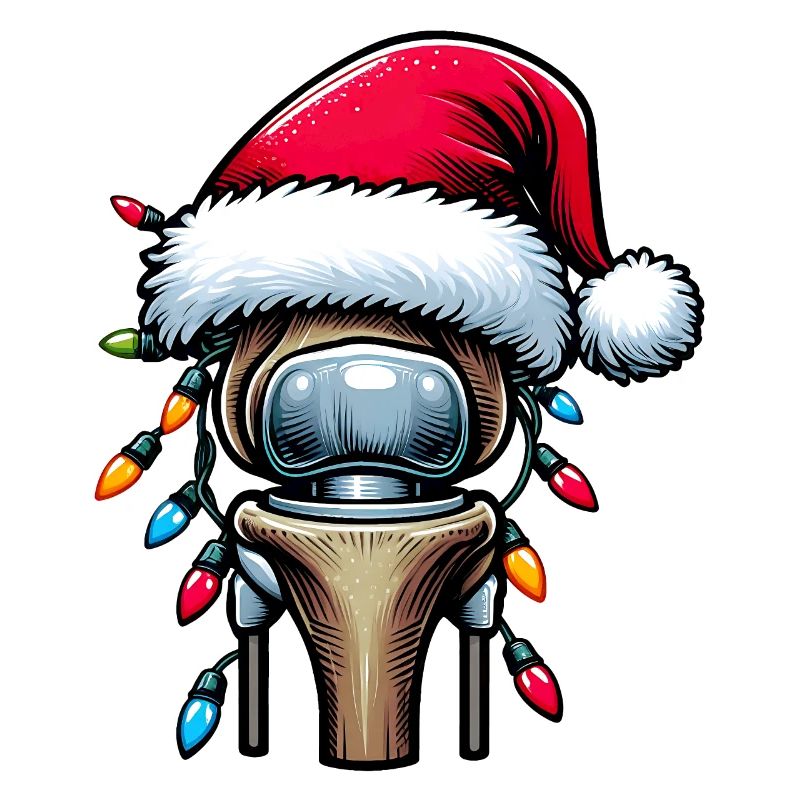 Knee Joint Replacement Bionic Surgery Christmas Fever